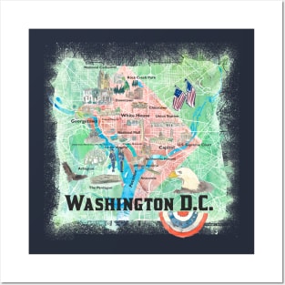 Washington DC Posters and Art